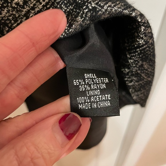 Adrianna Papell Black & Gold Brocade Dress - Size 4 - Picture 10 of 11